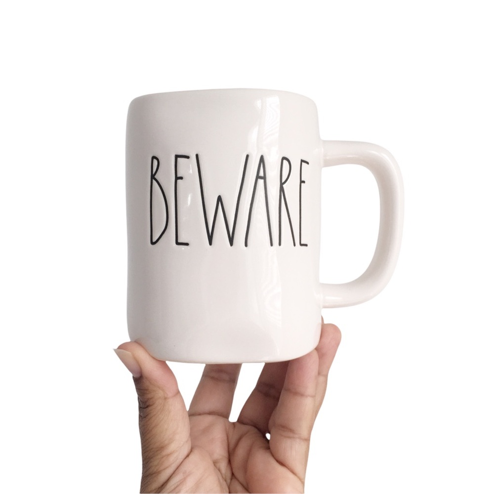 Rae Dunn BEWARE Halloween Mug